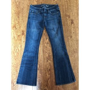 American Eagle Artist Flare Jean in Dark Wash